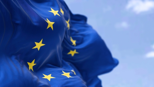 EU flag highlighting the focus on EU regulations